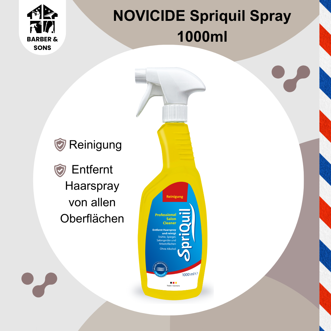 SPRIQUIL Professional Salon Cleaner „The Hair Spray Killer“