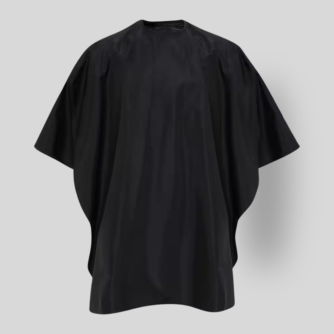 Friseur Umhang Schwarz 143 x 150cm schwarz