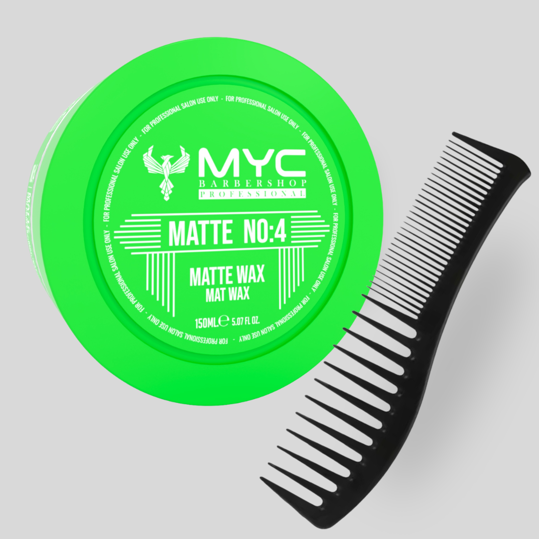 Styling Bundle – Mattwachs & Stylingkamm | Klassischer Halt ohne verkleben & präzises Finish