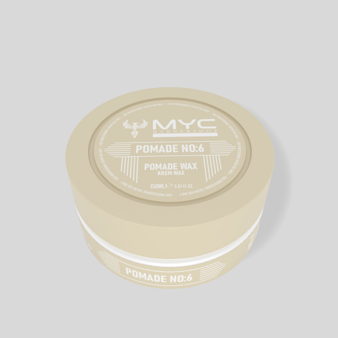 MYC Pomade No:6 Pomade Haarwachs 150ml – Klassischer Glanz & cremiges Styling für Männer