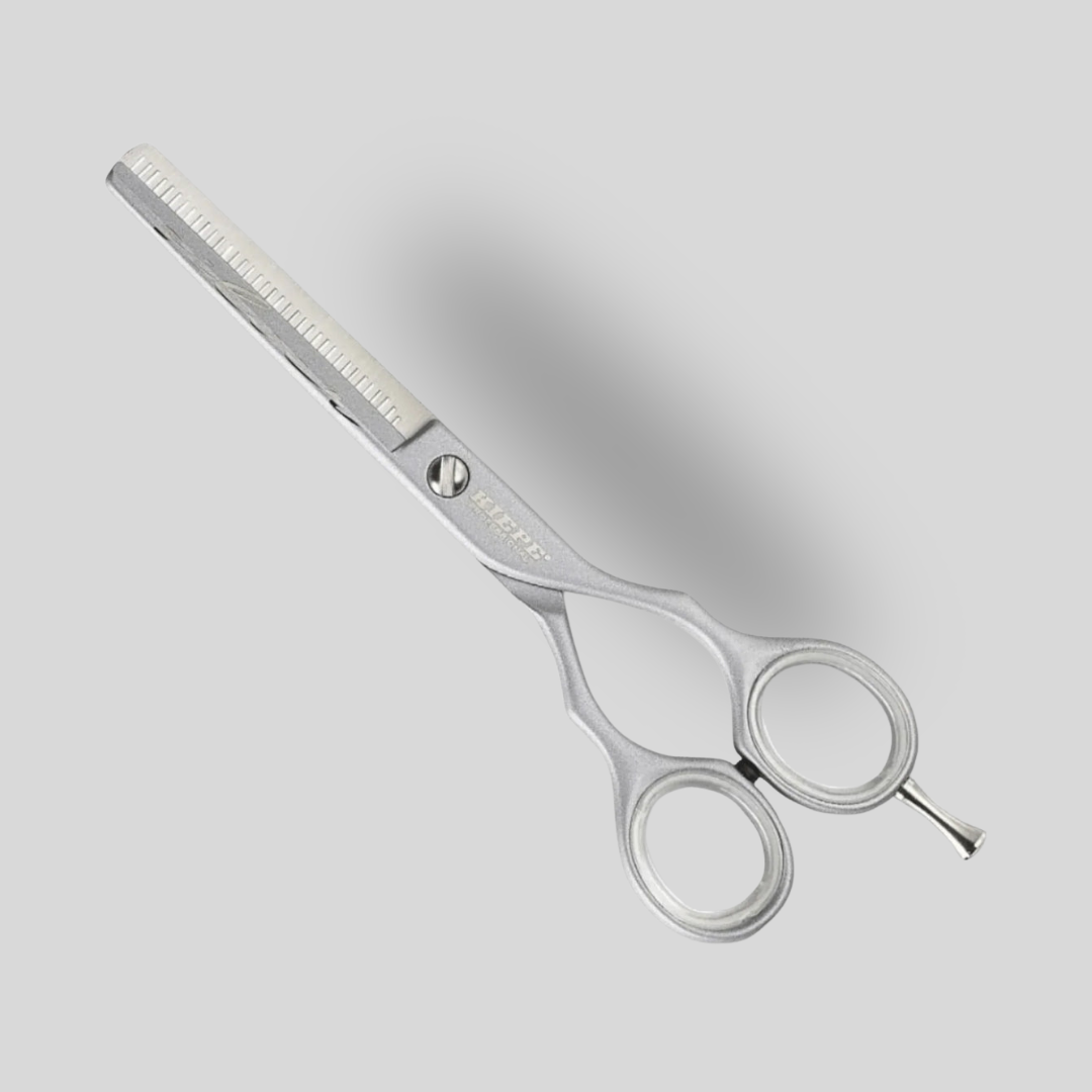 Kiepe professionelle Ausdünnungsschere halbe Klinge luxury silver 5.5″