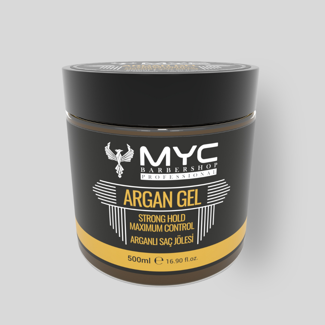 MYC Argan Gel 500ml – Haar-Gel mit Arganöl | Starker Halt & Pflege für Männer