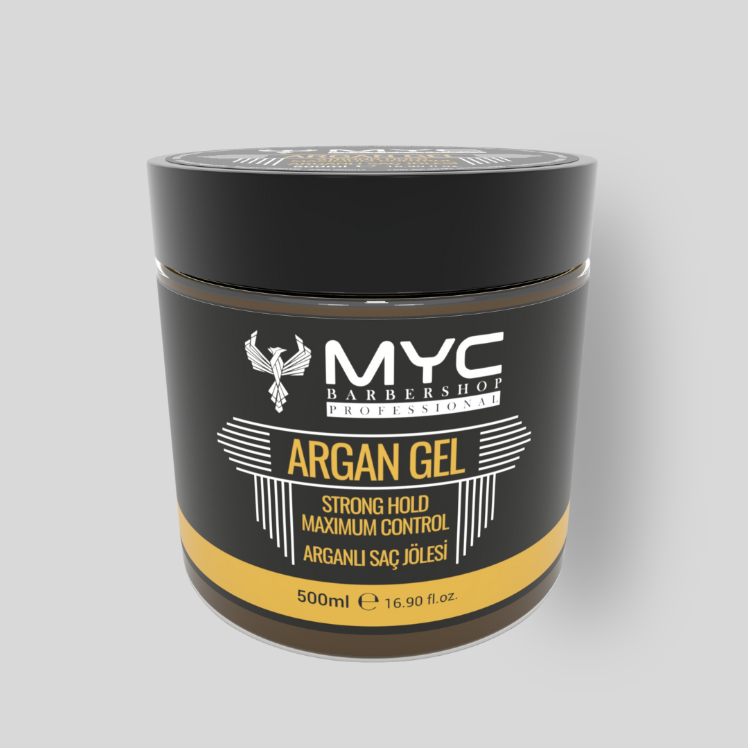 MYC Argan Gel 500ml – Haar-Gel mit Arganöl | Starker Halt & Pflege für Männer