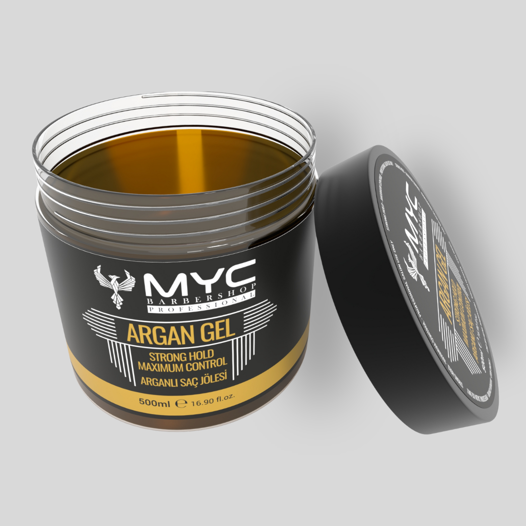 MYC Argan Gel 500ml – Haar-Gel mit Arganöl | Starker Halt & Pflege für Männer