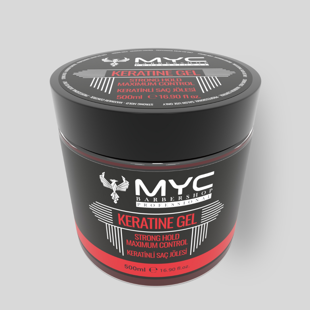 MYC Keratin Gel 500ml – Haarstyling-Gel mit Keratin | Starker Halt & Pflege