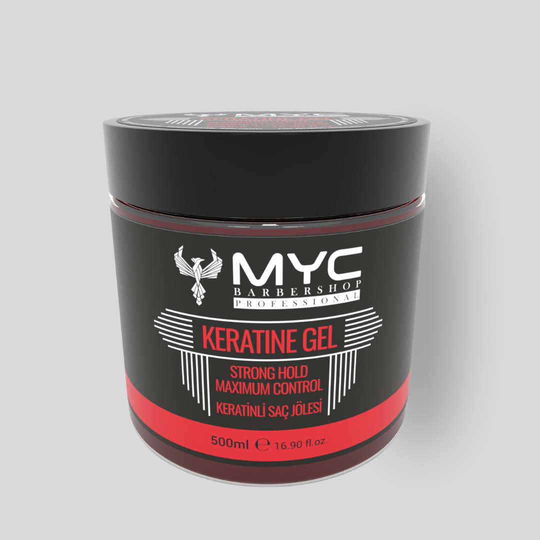 MYC Keratin Gel 500ml – Haarstyling-Gel mit Keratin | Starker Halt & Pflege