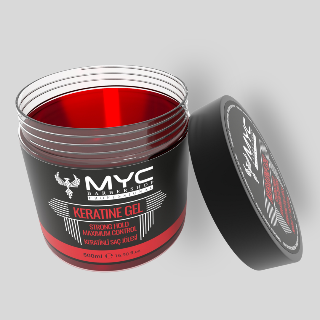 MYC Keratin Gel 500ml – Haarstyling-Gel mit Keratin | Starker Halt & Pflege