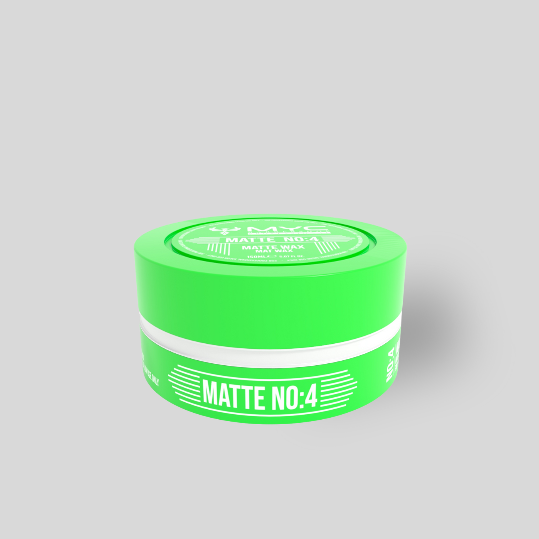 MYC Matte No:4 Mattes Haarwachs 150ml – Natürlicher Look & flexibler Halt für Männer