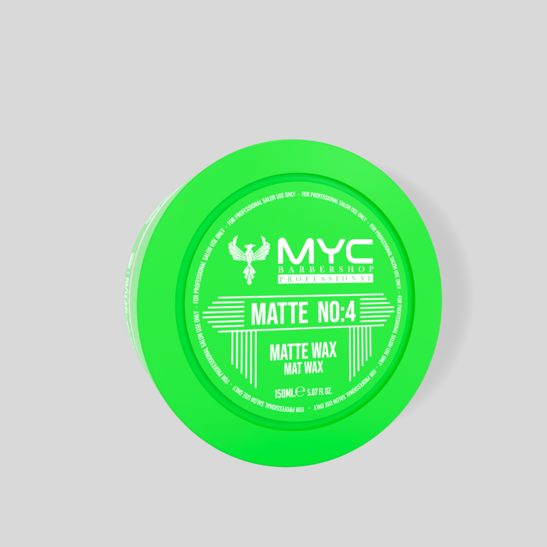 MYC Matte No:4 Mattes Haarwachs 150ml – Natürlicher Look & flexibler Halt für Männer