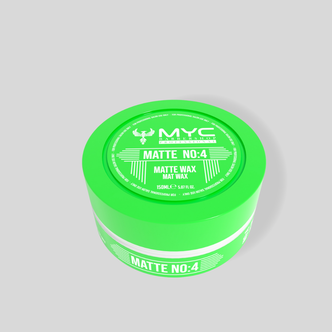MYC Matte No:4 Mattes Haarwachs 150ml – Natürlicher Look & flexibler Halt für Männer