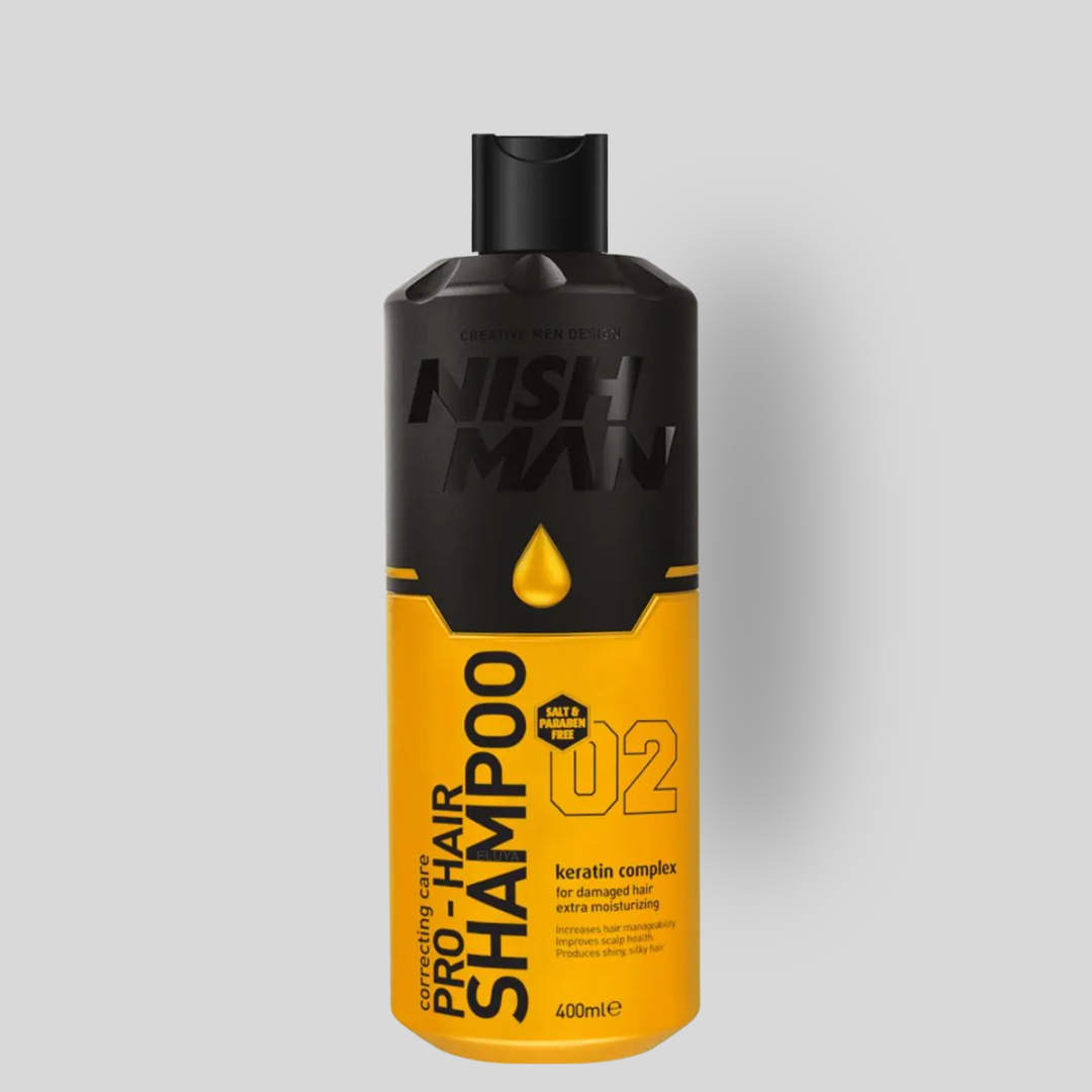 NISHMAN 02 Pro-Hair Shampoo Keratin Complex 400 ml