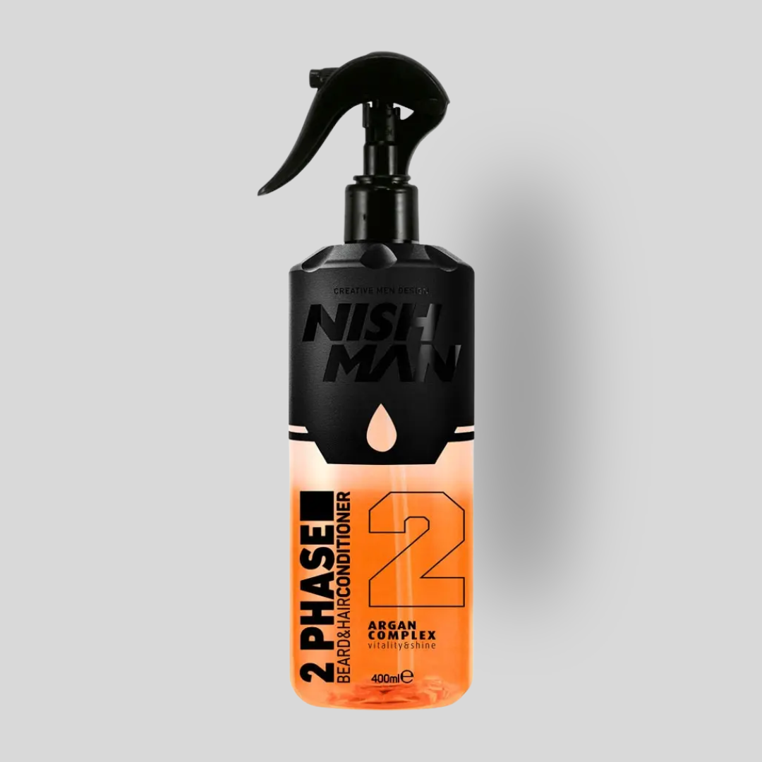 NISHMAN 2 Phasen Beard & Hair Conditioner 02 - ARGAN, 400 ml